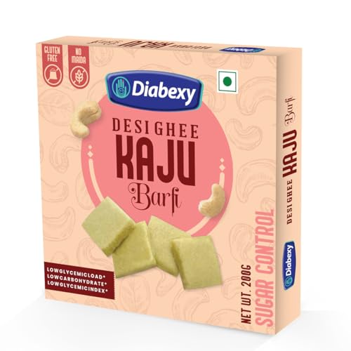 Diabexy Sugar Free Kaju Katli/Barfi | Diabetes Friendly Sugar Fre...