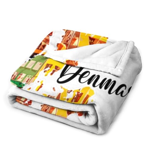 Couverture peluche Danemark esthétique le cadeau de naissance idéal