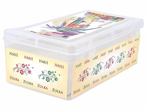 Image of NMII Multipurpose Plastic Storage Box I Transparent Plastic Container Box For Home, Travel, Kitchen, Jewellery Items, Etc - 22 L x 12.4 W x 8 H (CM) - 6 Plastic Box
