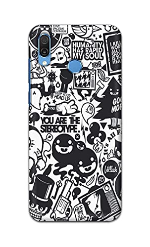 Image of Printed Hard Back Cover Case for Honor Play Back Cover (Mixed Cartoon) -203