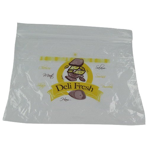 Fantapak Reloc Zippit Zip-Lock Polyethylene Deli Pouch Clear, 8" Length x 10" Depth | 1000/Case