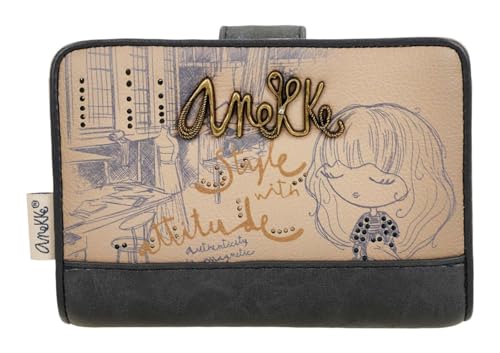 Billetero Mediano RFID Studio Cartera Tarjetero para Mujer y Hombre