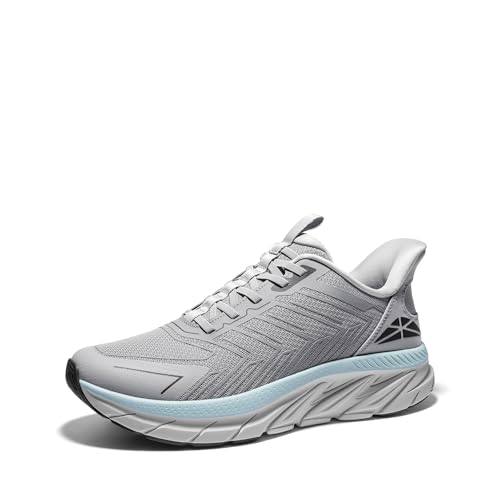 Image of ALLSWIFIT Mens Slip On Walking Shoes Running Sneakers | Comfortable, Tennis, Breathable, Non Slip, Cushion, Lightweight, Athletic, Gym, Workout, Cross Training, Fashion