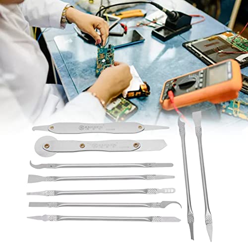 Kit de ferramentas de alavanca de 9 peças, kit de reparo de liga de aço para telefones celulares, ta