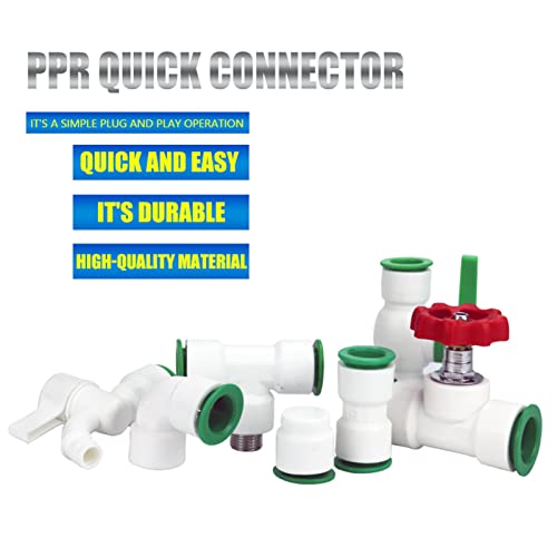 Conector sin calefacción PPR para unir tuberías de 32mm sin fugas 3