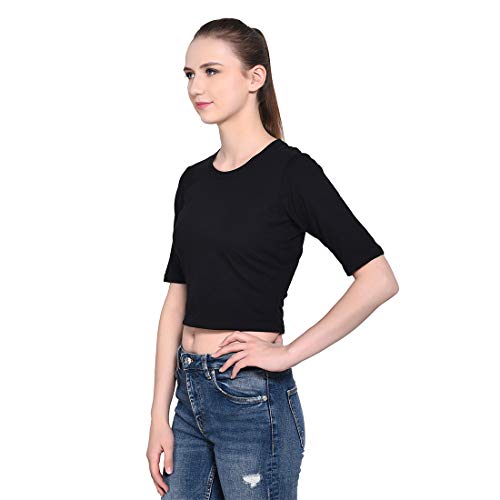 Image of Geum Women's Cotton Round Neck Half Sleeve Top