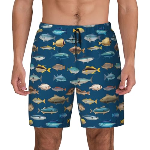 Mens Swim Trunks with Compression Liner Board Shorts Quick Dry Beach Shorts2