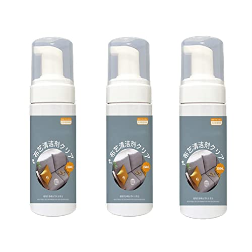 3 Pcs 150Ml No-Wash Fabric Sofa Cleaner, Dry Cleaning Agent for Fabric Sofa Cleaner Foam, Stains Remove Agent Floor Cleaner, Rem