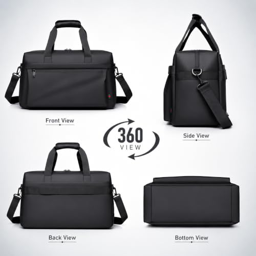 Image of CAVALO - Be Unique Premium Travel Duffle Bag for Men & Women | Water Resistant Weekender Gym Bag| Overnight Cabin Luggage Bag with Detachable Shoulder Strap