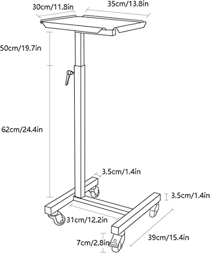 Table de lit mobile usage domestique et bureau pour ordinateur portable - 3