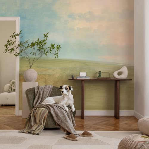 Adornos para pasillo tipo vinilos de 152x104 cm con estampados pastel elegantes 3