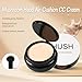 Foundation for Women, Ideal for Light/Medium Complexions, Mushroom Head Air Cushion CC Cream, BB Cream for Women (Natural)