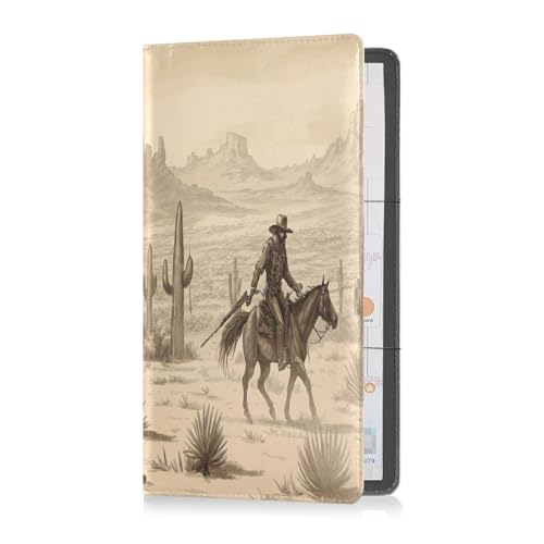 Organizador para Documentos de Cuero Slim miniatura 1
