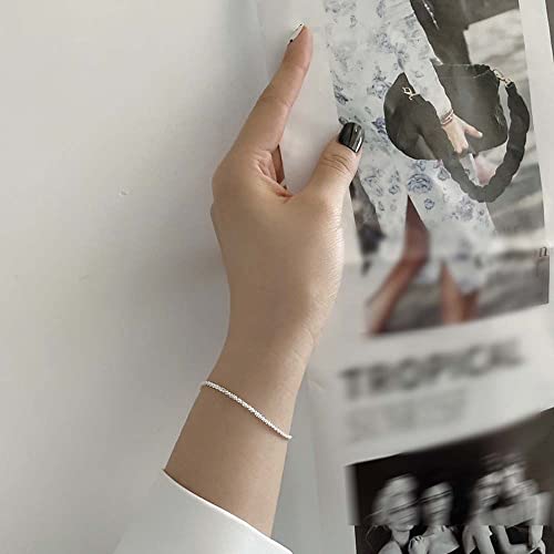 TTDGYYXW Muttertagsgeschenke: Armband aus 925er-Sterlingsilber, Blumenkohl-Armband, verstellbares Armband, modisch und vielseitig