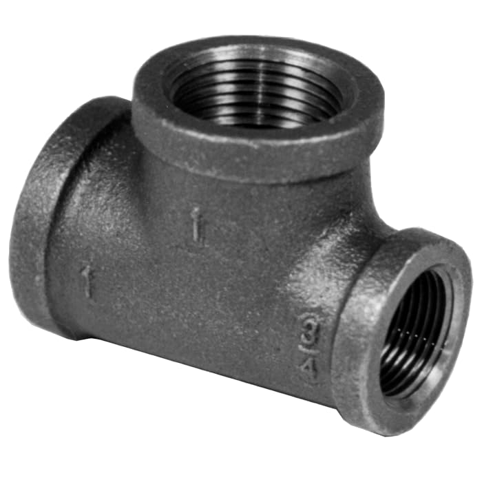 Té réducteur de plomberie 2 X 1 X 2 Legend Valve 350-297 noir