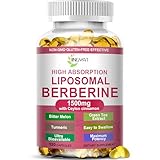 Berberine with Ceylon Cinnamon - Berberine Supplement 1500mg with Bitter Melon Turmeric for Metabolism, Immune & Digestive Health - High Absorption Extra Strength Berberine Softgels - Vegan, Non-GMO