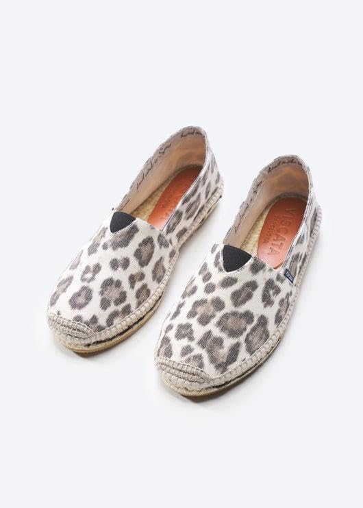 Image of VISCATA Barceloneta Espadrille Canvas Women's Flat Slip On Shoes Handmade in Spain Fashionable Organic Cotton Canvas Lightweight Material with 100% Natural Jute Midsole for All Casual Occasions
