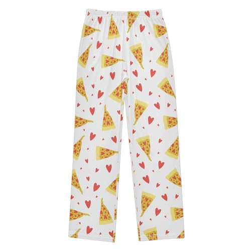 Boys' Pants Heart Pizza Love Long Bottoms Jogger Pants Elastic Waist Trousers with Pockets S-XL