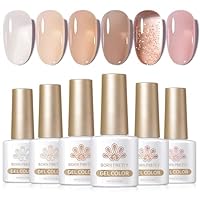 Amazon | BORN PRETTY ジェルネイル カラージェル 6色セット
