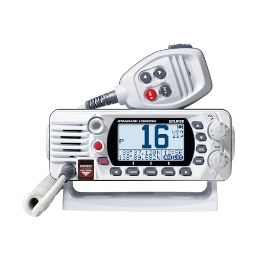 Standard Horizon GX1410W Eclipse Series 25W Fixed Mount VHF White