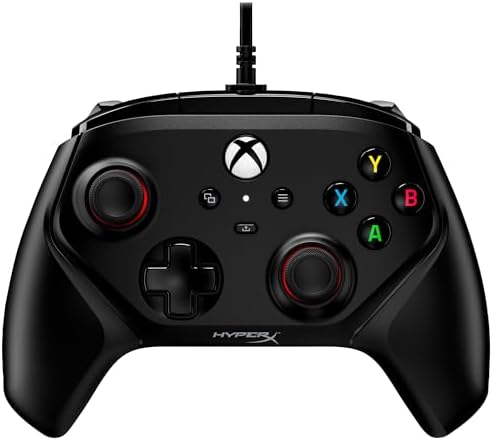 HyperX Clutch Gladiate – Wired Controller for Xbox One, Xbox Series X|S, PC, Officially Licensed by Xbox, Dual Trigger Locks, Programmable Buttons, Dual Rumble Motors