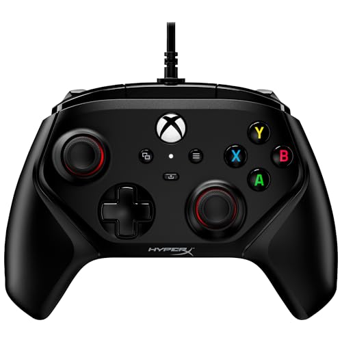 HyperX Clutch Gladiate - Kabelgebundener Controller für Xbox One, Xbox Series X|S, PC, Offiziell lizenziert von Xbox, Dual Trigger Locks, Programmierbare Tasten, Dual Rumble Motors