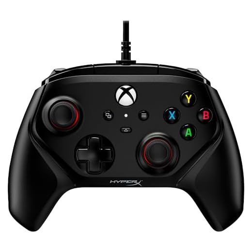 HyperX Clutch Gladiate – Kabelgebundener Controller, offiziell lizenziert von Xbox, 2 Trigger-Locks, programmierbare Tasten, 2 Vibrations-Motoren