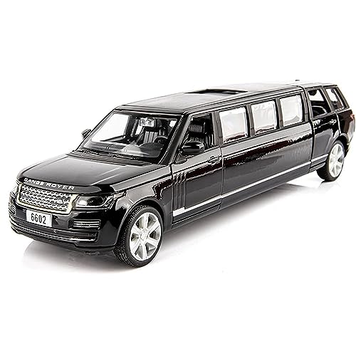 Image of Deuson Ecom Exclusive Alloy 1:32 Long Range Rover Diecast Metal Pull Back Die Cast Car Pullback Toy Car With Openable Doors, Light Music Boys Gifts Toy - Multicolor