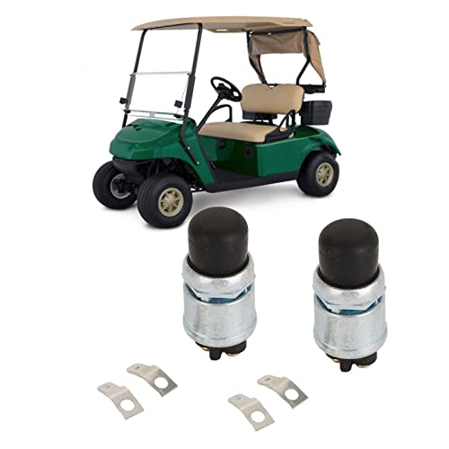 2pcs Horn Switch Button 12V 17318 G1 Replacement for EZGO Cart 1993-2022