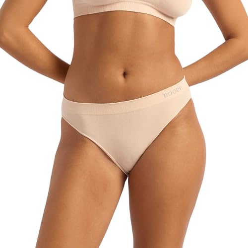 Image of Boody -Classic Bikini -Women's Underwear -Mid Rise, Moderate-Full Coverage Fit -Soft, Flat-Ribbed Waistband -Bamboo Viscose