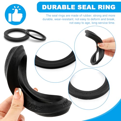 Image of MAYIT RV Toilet Seal and 3 inch Socket Flange Kit Replacement Fit for RV 300 /310 /320 RV Toilets Replacement Parts 385345892 Flange, 385311658 Flush Ball Seal, 385311652 Base Seal