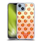 Head Case Designs Officially Licensed Emoji® Peaches Fruits Soft Gel Case Compatible with Apple iPhone 14 Plus and Compatible with MagSafe Accessories