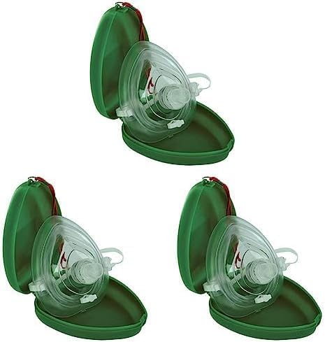 HypaGuard Pocket CPR Face Mask for Resuscitation (Pack of 3)