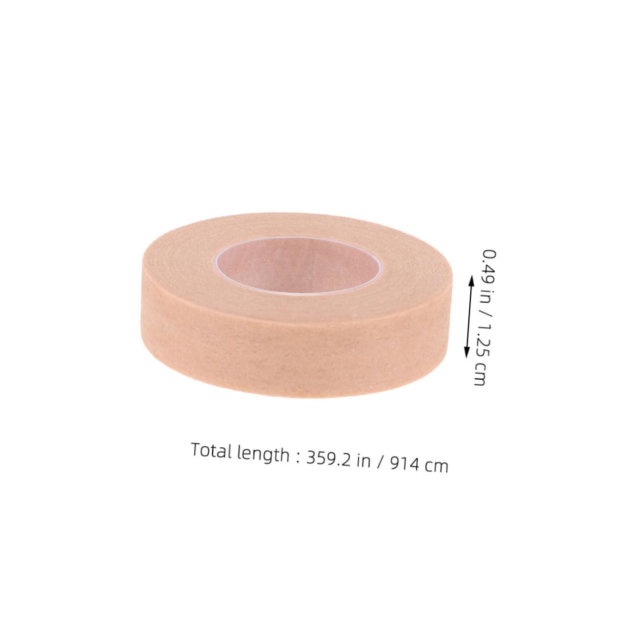 BCOATH 5 Rolls Non-Woven Eyelash Extension Tape for Face Tape for Skin Eyelid Lifting Strip for Eyeliner
