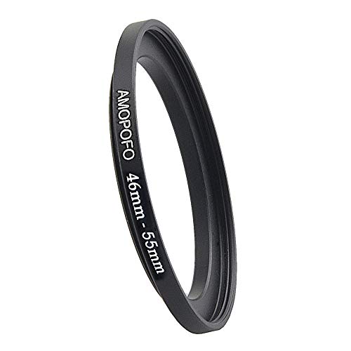 Image of 46mm Lens to 55mm Camera Filter Ring Compatible with for All Brands 46mm Lens and 55mm UV,ND,CPL Camera Filter Accessories