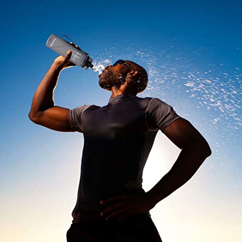 HoneyHolly Trinkflasche Sport, Auslaufsicher BPA-frei, 1 Liter Trinkflasche, Trinkflasche Kohlensäure Geeignet, Tritan… - Image 7