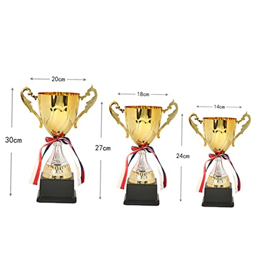 CORHAD 1 Peça Troféu De Prêmio Troféus De Copo Troféus De Mini Bolas De Futebol Para Crianças Mini B