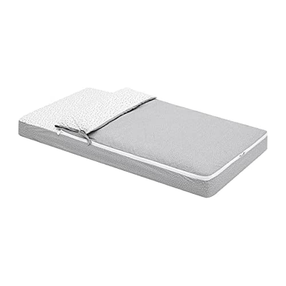 Cambrass - Saco Cuna nórdico con Cremallera - Ropa de Cuna Ajustable con Gomas - Saco de Dormir bebé desenfundable Sirve Tanto para Verano como para Invierno - Merlo crudo 60x120x3 cm — view 13