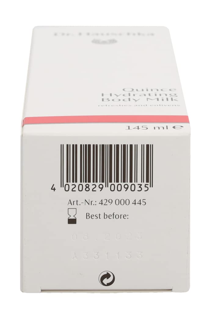 Dr. Hauschka Quince Hydrating Body Milk for Women, 4.9 Ounce