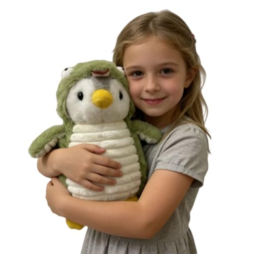 Generisch Pingüino de peluche de 20 cm, bonito pingüino, juguete de peluche para acurrucarse, jugar pingüino pluischpingüin, regalos para niños y niñas (A)