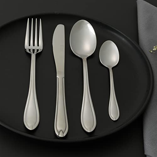 Russell-Hobbs-RH02224EU7-Marseille-24-Piece-Cutlery-Dinnerware-Set-180-Stainless-Steel-Tableware-for-6-Place-Settings-25-Year-Guarantee-Includes-KnifeFork-Dessert-SpoonTeaspoon