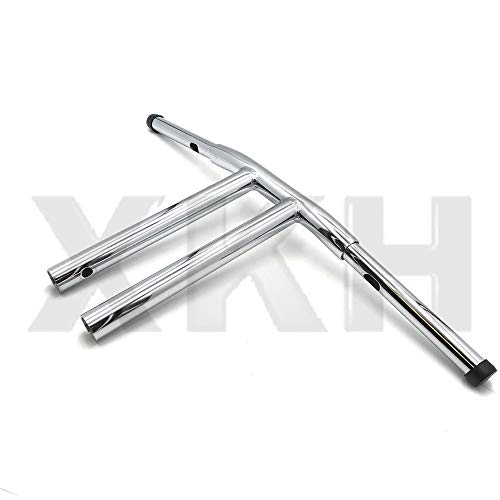 Xkh- 12" Rise T-Bars Handlebar Drag Bar Compatible With Harley 96-17 Sportster Dyna Softail Chrome [B07Lcz45Wj] #TOP2
