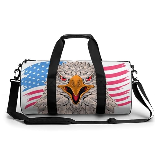 Duffel bag de voyage oiseau drapeau contre le manque de place en gym