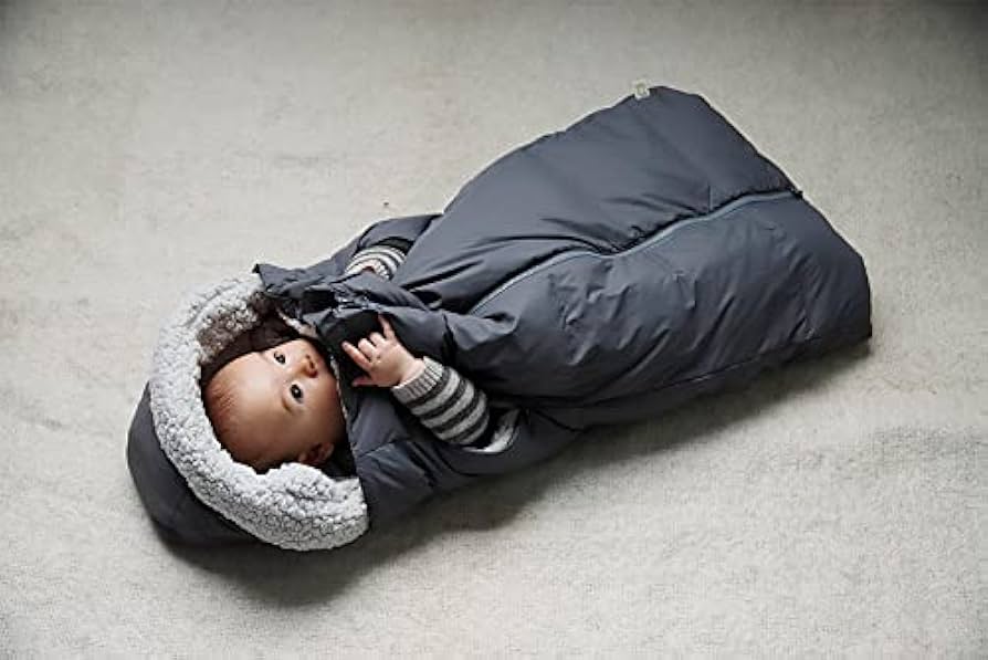 Amazon.co.jp: MARLMARL ダウンベビーカバー baby cover 1 blue