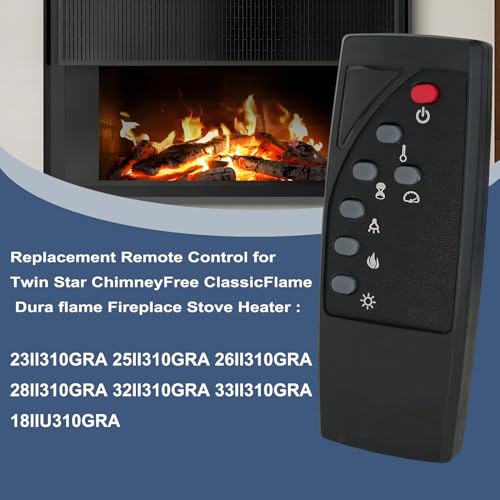 Télécommande de rechange pour cheminée et soirée au coin du feu - 4