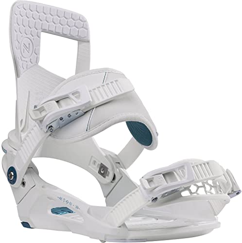 Nidecker Muon-W Women Snowboard Bindings, White, Large