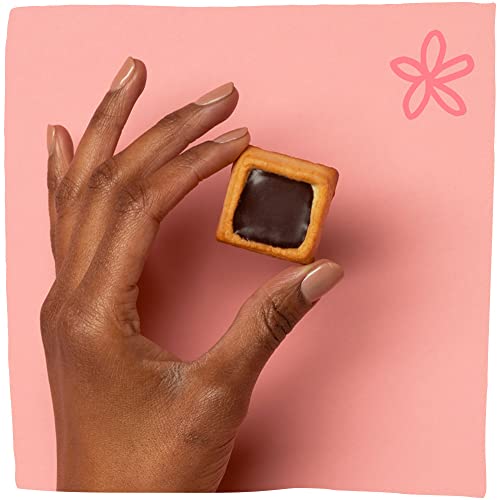 Image of Michel et Augustin Cookies, Individually Wrapped Snacks, 2 Gift Boxes, Dark Chocolate & Sea Salt and Milk Choclate Caramel Shortbread Cookie Bars, Bulk Snacks, 4 French Butter Cookies per Bar