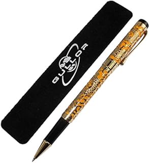 Gullor Advanced Rollerball Pen Jinhao 5000 Red and Gold Dragon Year with Gift Box