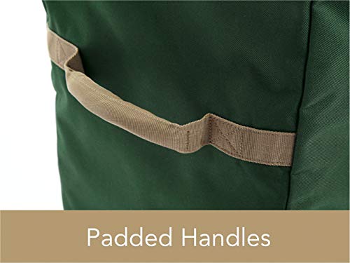 Covermates Keepsakes Adjustable Ornament Storage Bag, Carrying Handles, Padded Protection - Holiday Storage-Green #TOP7
