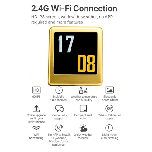 Reloj digital con termómetro y humedad para regular tu habitación 7